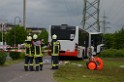 Schwerer Bus Unfall Koeln Porz Gremberghoven Neuenhofstr P062
